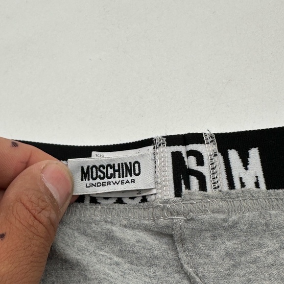 Men's moschino underwear Large GRAY) Booties - Picture 4 of 8